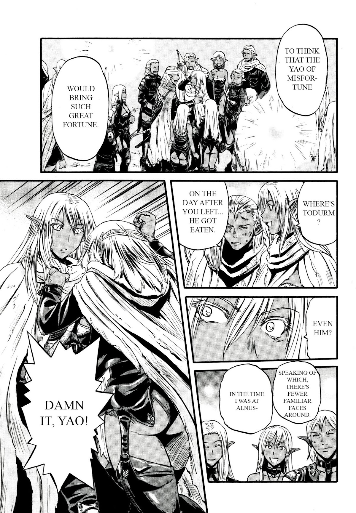 Gate - Jietai Kare no Chi nite, Kaku Tatakeri Chapter 41 page 37 - Chapter 41: (Chapter 41 & 42) The Dark Elves' Valley