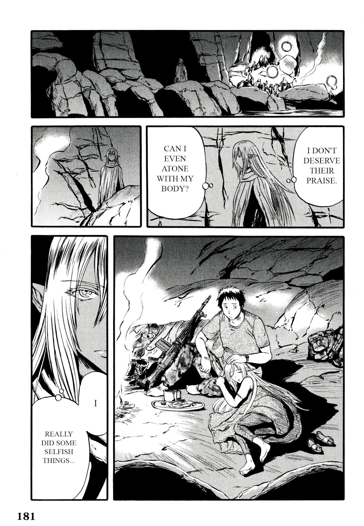 Gate - Jietai Kare no Chi nite, Kaku Tatakeri Chapter 41 page 39 - Chapter 41: (Chapter 41 & 42) The Dark Elves' Valley