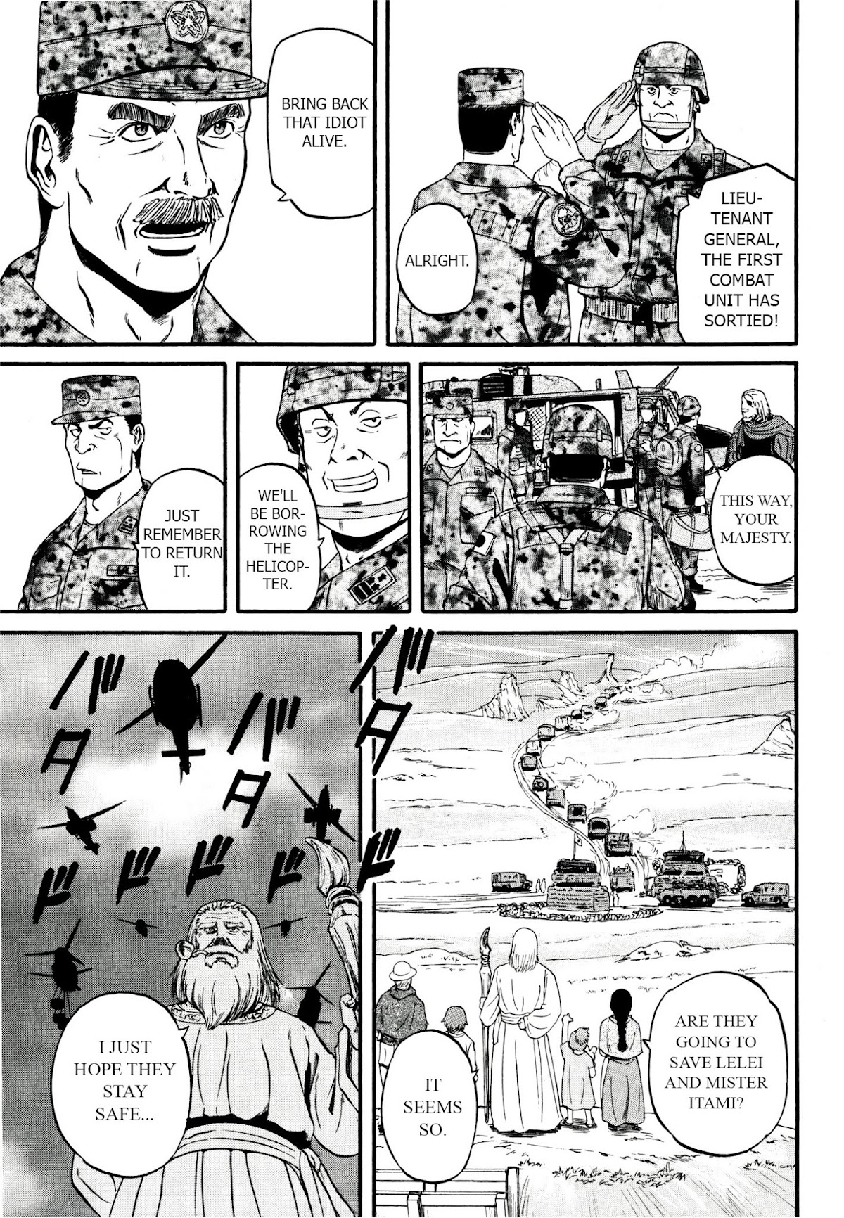 Gate - Jietai Kare no Chi nite, Kaku Tatakeri Chapter 41 page 4 - Chapter 41: (Chapter 41 & 42) The Dark Elves' Valley