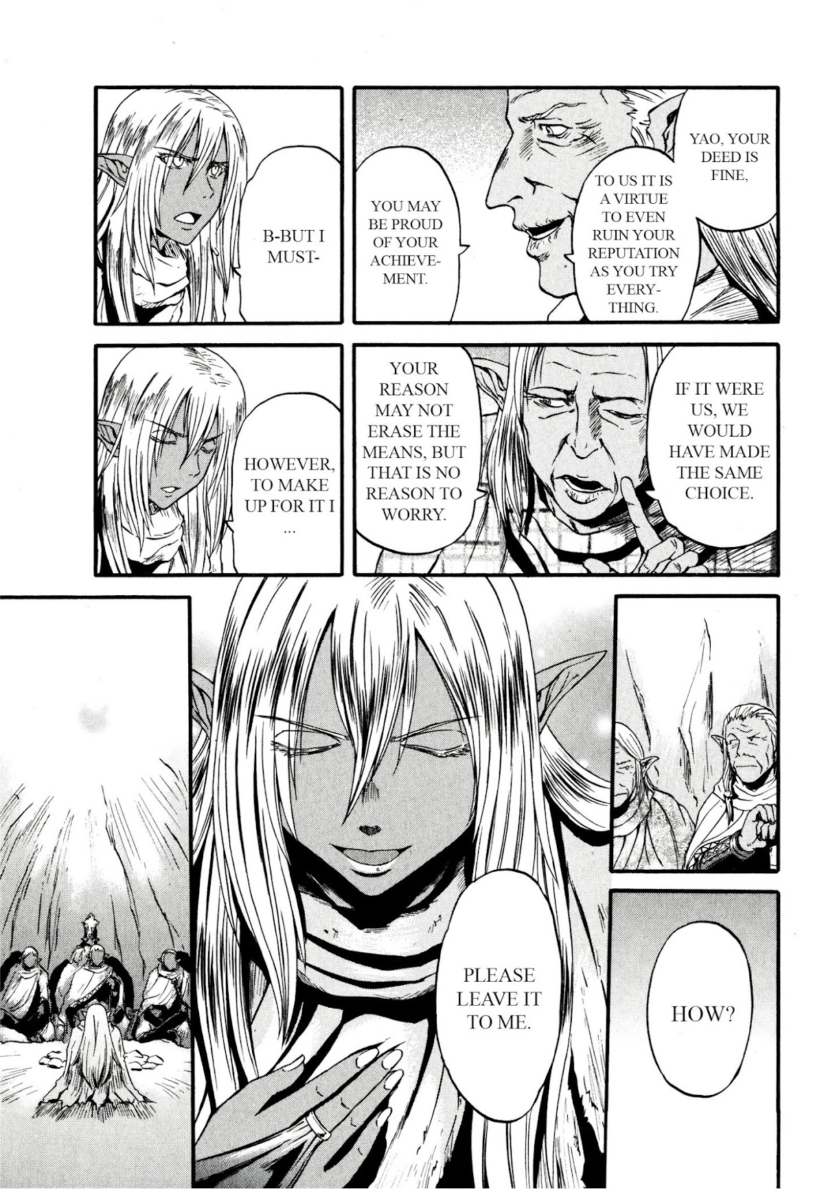 Gate - Jietai Kare no Chi nite, Kaku Tatakeri Chapter 41 page 8 - Chapter 41: (Chapter 41 & 42) The Dark Elves' Valley