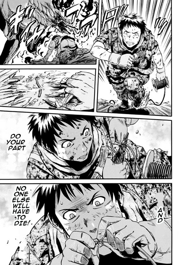 Gate - Jietai Kare no Chi nite, Kaku Tatakeri Chapter 45 page 15 - Chapter 45 : Fixed