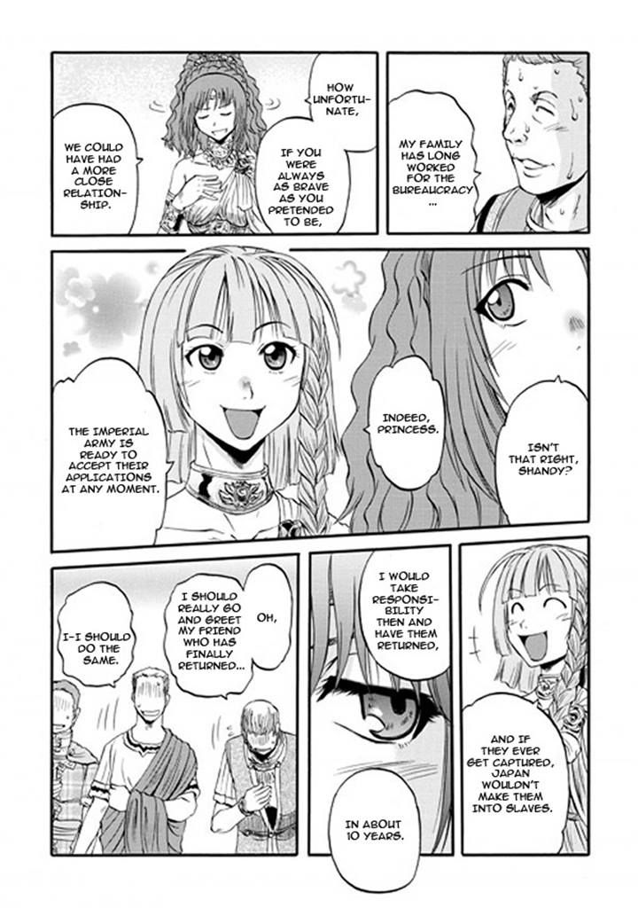 Gate - Jietai Kare no Chi nite, Kaku Tatakeri Chapter 48 page 22 - Chapter 48