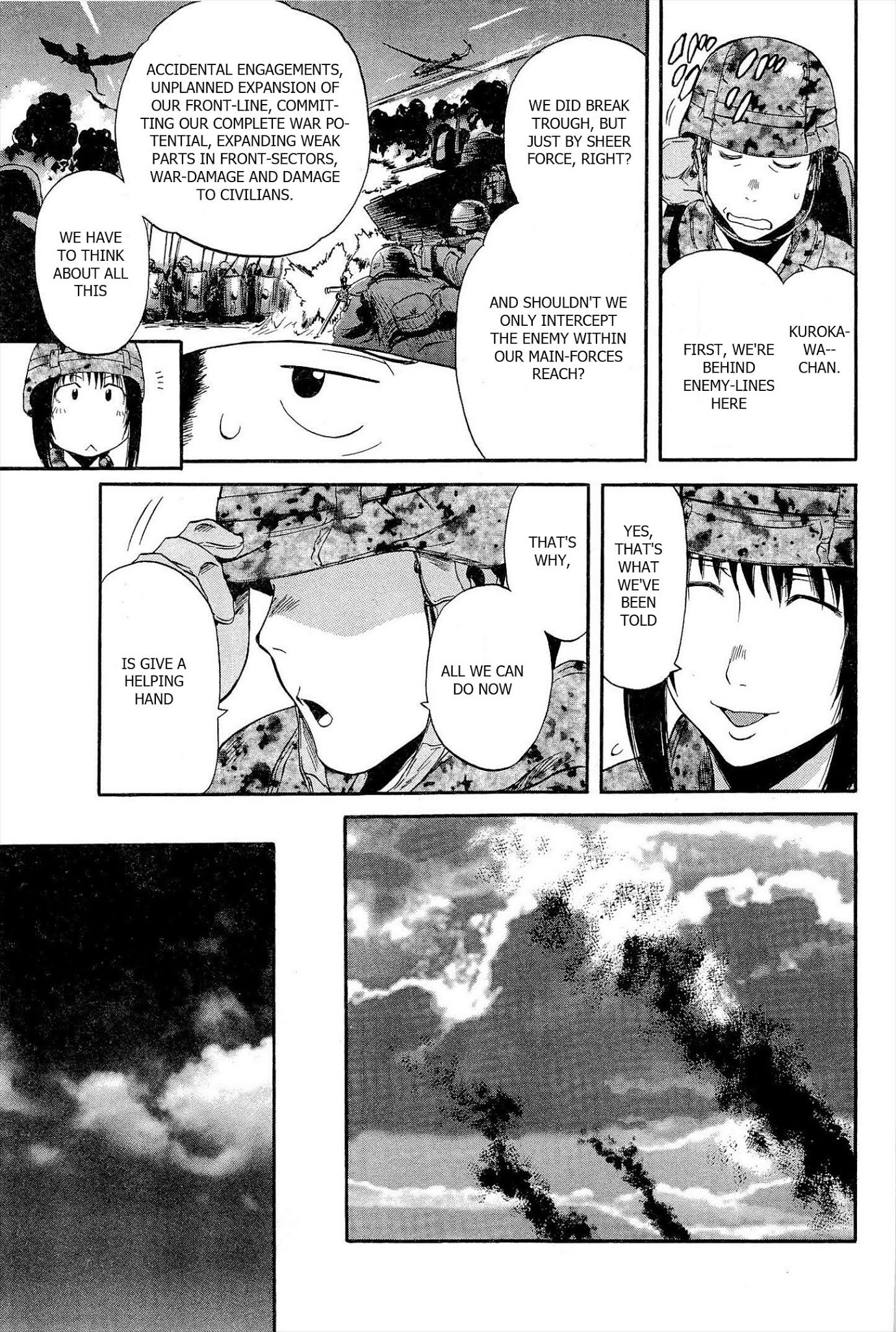 Gate - Jietai Kare no Chi nite, Kaku Tatakeri Chapter 5 page 11 - Chapter 5: Flame Dragon Attacks