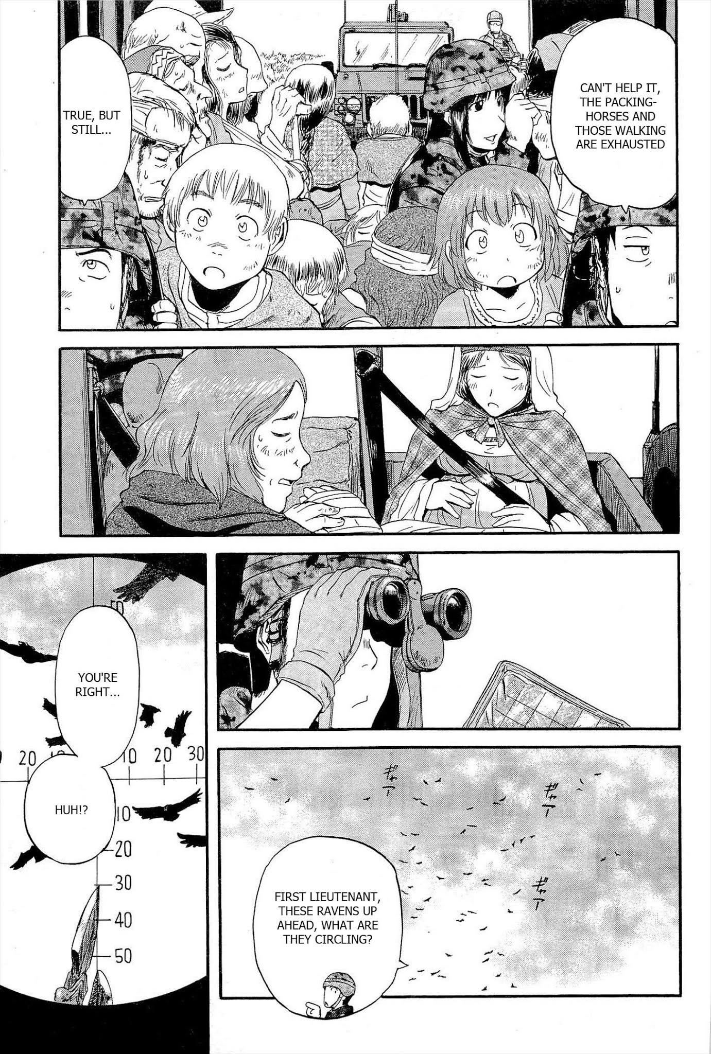Gate - Jietai Kare no Chi nite, Kaku Tatakeri Chapter 5 page 13 - Chapter 5: Flame Dragon Attacks