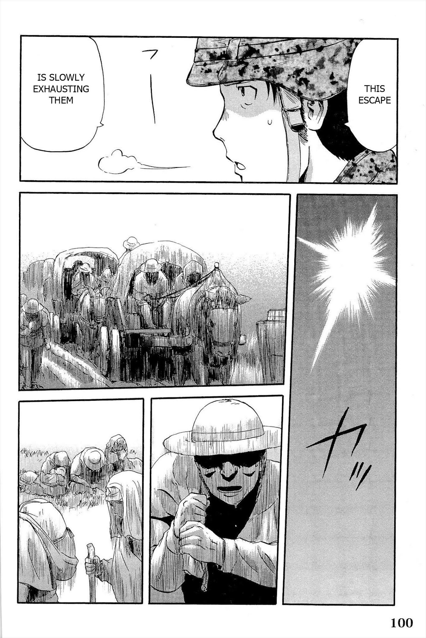 Gate - Jietai Kare no Chi nite, Kaku Tatakeri Chapter 5 page 6 - Chapter 5: Flame Dragon Attacks