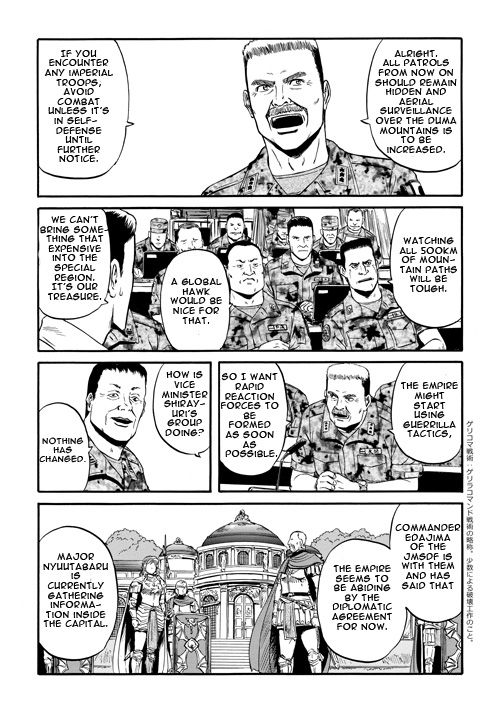 Gate - Jietai Kare no Chi nite, Kaku Tatakeri Chapter 55 page 9 - Chapter 55
