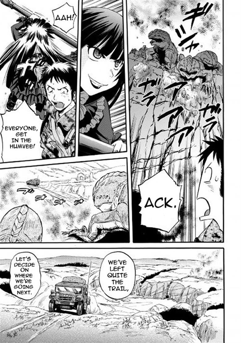 Gate - Jietai Kare no Chi nite, Kaku Tatakeri Chapter 56 page 33 - Chapter 56