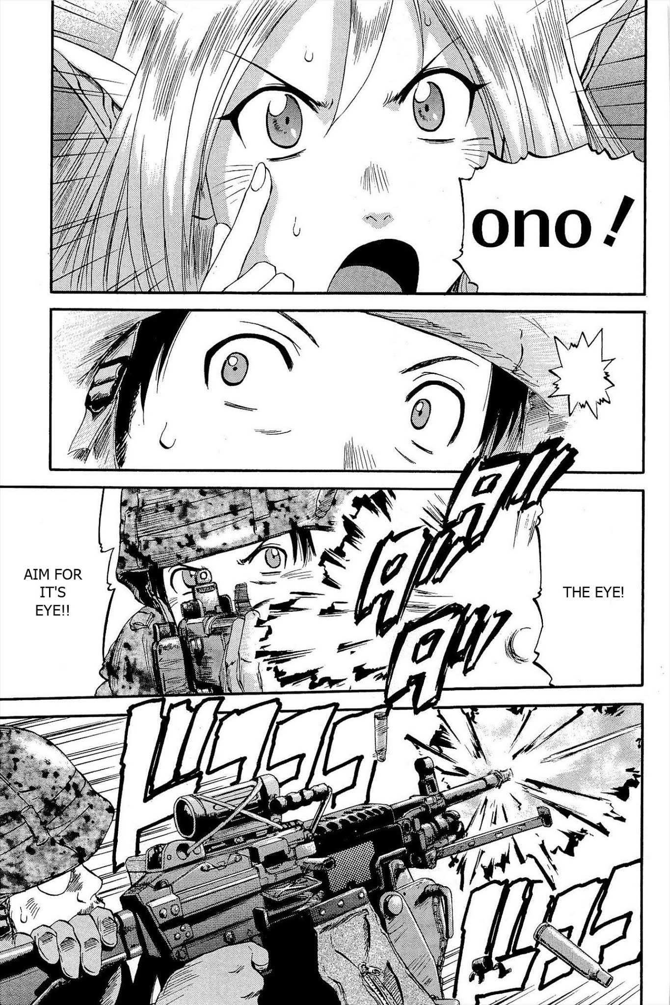 Gate - Jietai Kare no Chi nite, Kaku Tatakeri Chapter 6 page 11 - Chapter 6: Intercepting the Flame Dragon