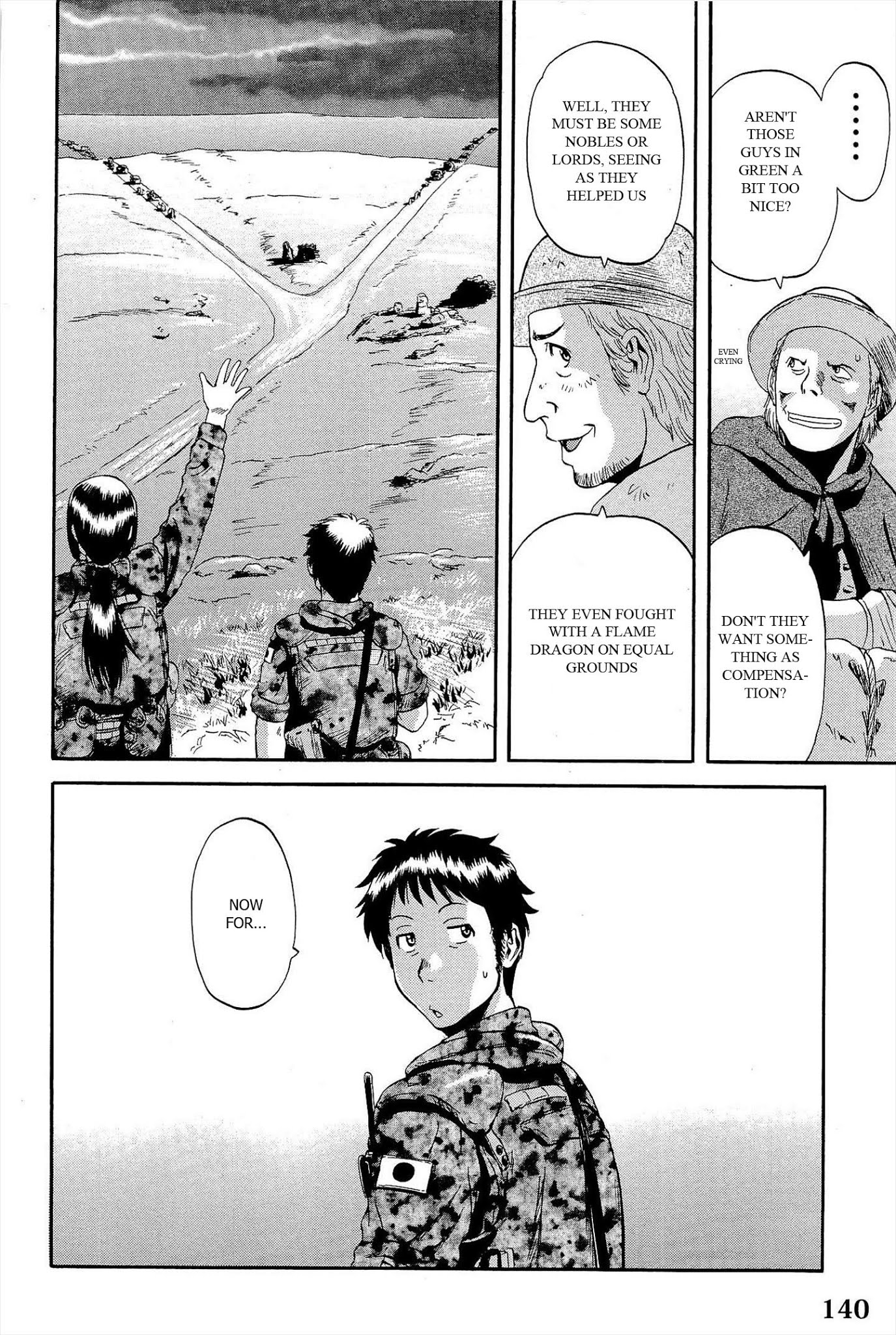 Gate - Jietai Kare no Chi nite, Kaku Tatakeri Chapter 6 page 23 - Chapter 6: Intercepting the Flame Dragon