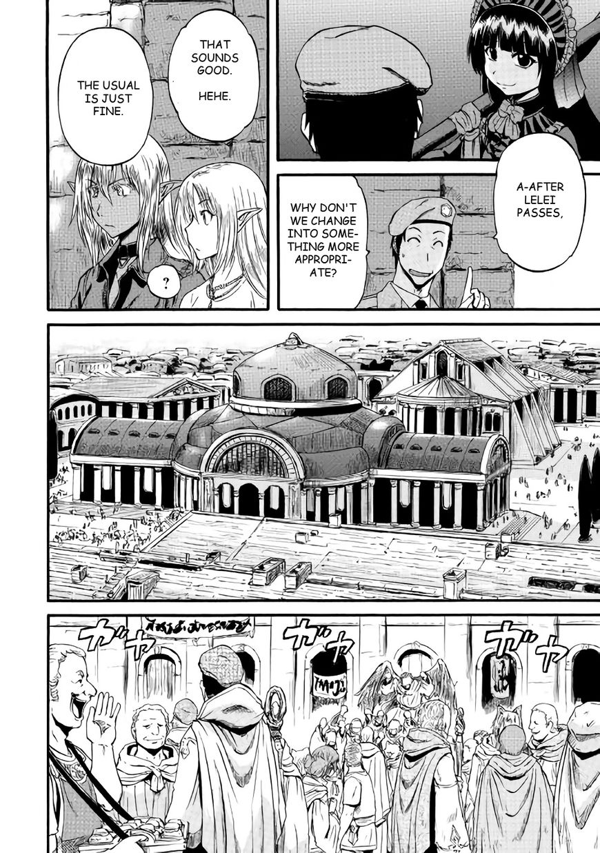 Gate - Jietai Kare no Chi nite, Kaku Tatakeri Chapter 67 page 34 - Chapter 67