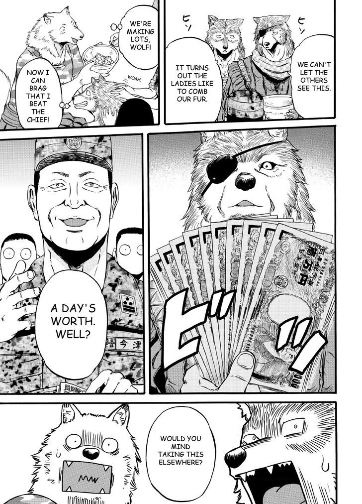 Gate - Jietai Kare no Chi nite, Kaku Tatakeri Chapter 69.5 page 11 - Chapter 69.5