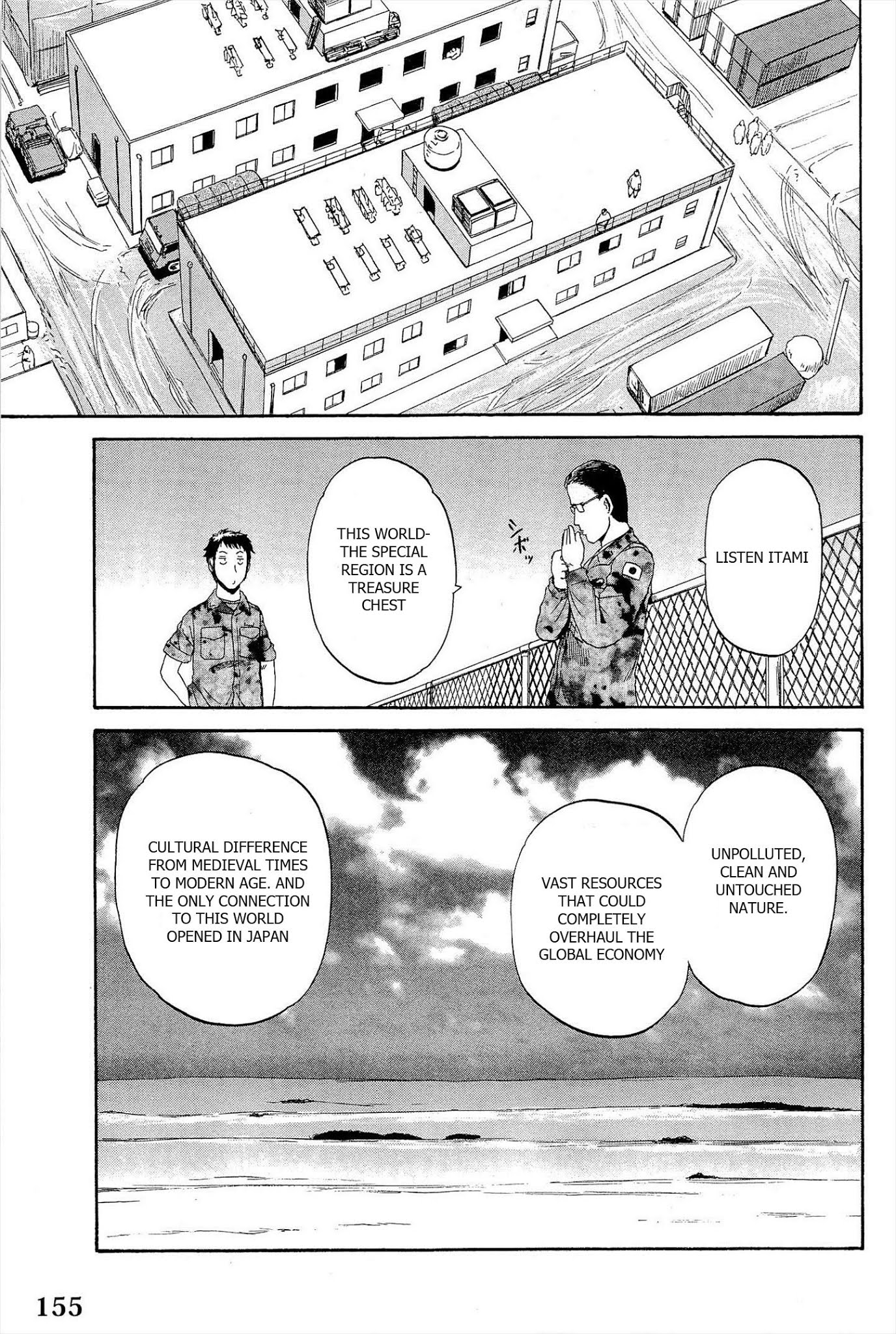 Gate - Jietai Kare no Chi nite, Kaku Tatakeri Chapter 7 page 13 - Chapter 7: Superiority of Iron