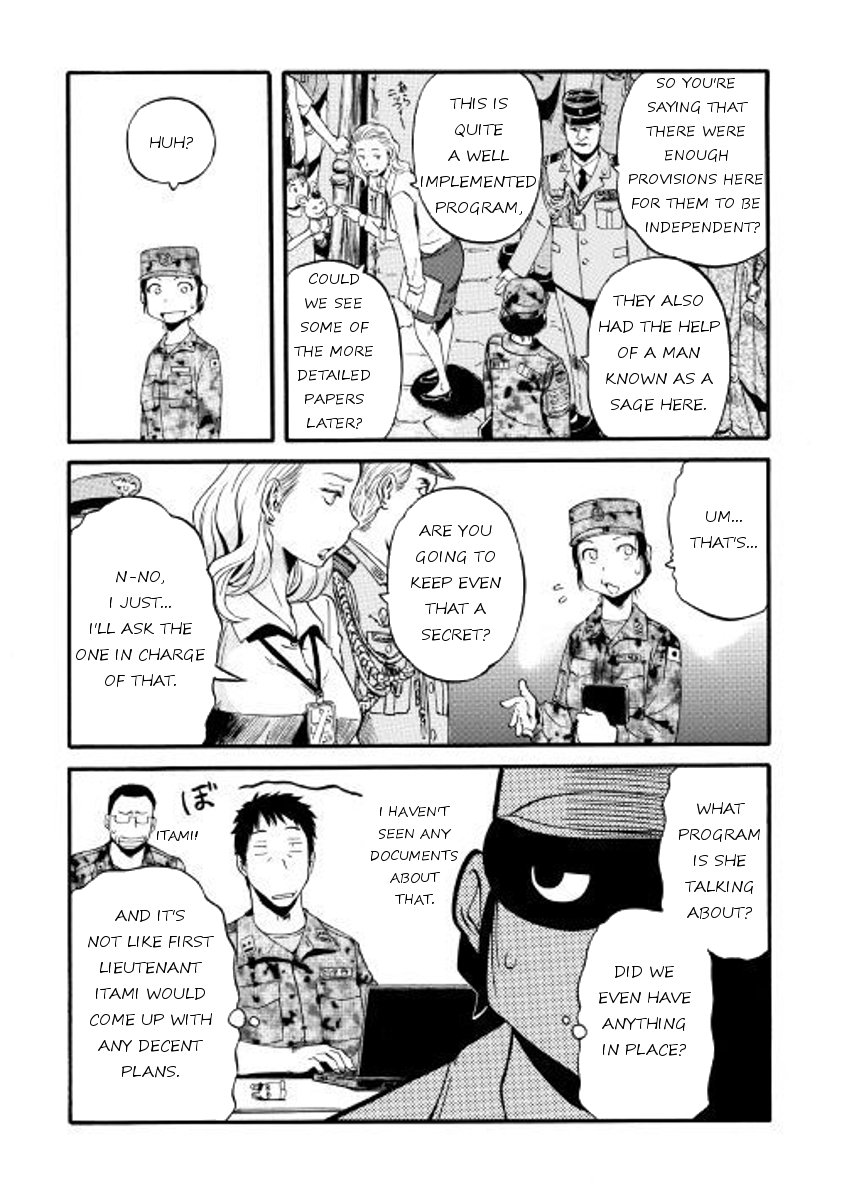 Gate - Jietai Kare no Chi nite, Kaku Tatakeri Chapter 72 page 4 - Chapter 72