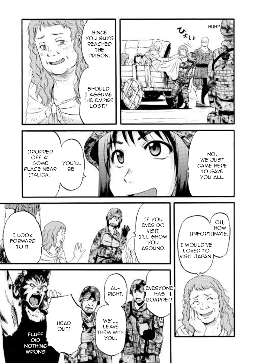 Gate - Jietai Kare no Chi nite, Kaku Tatakeri Chapter 77 page 12 - Chapter 77