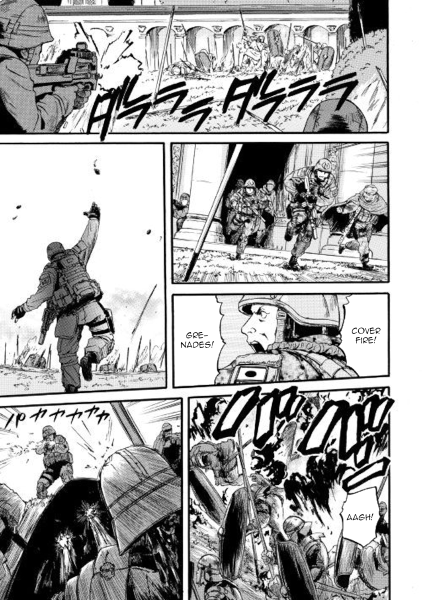 Gate - Jietai Kare no Chi nite, Kaku Tatakeri Chapter 77 page 25 - Chapter 77