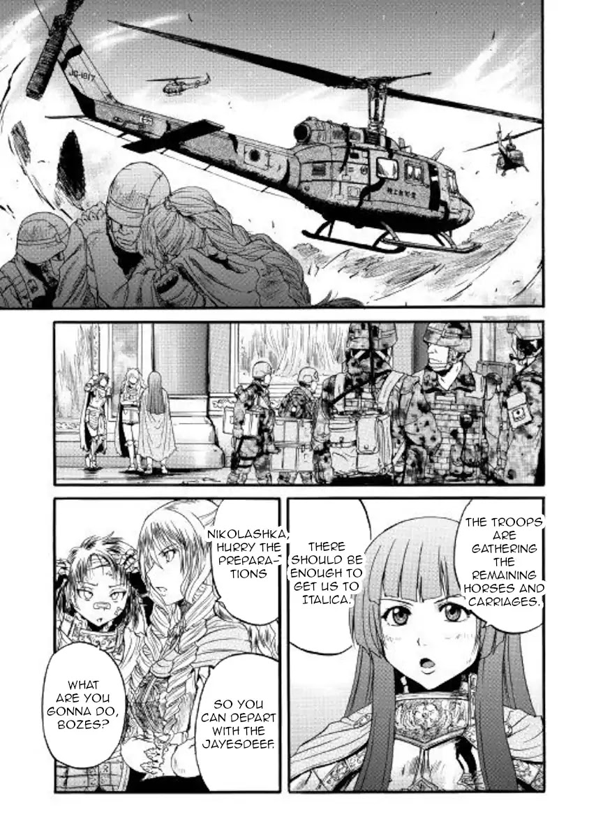Gate - Jietai Kare no Chi nite, Kaku Tatakeri Chapter 79 page 5 - Chapter 79