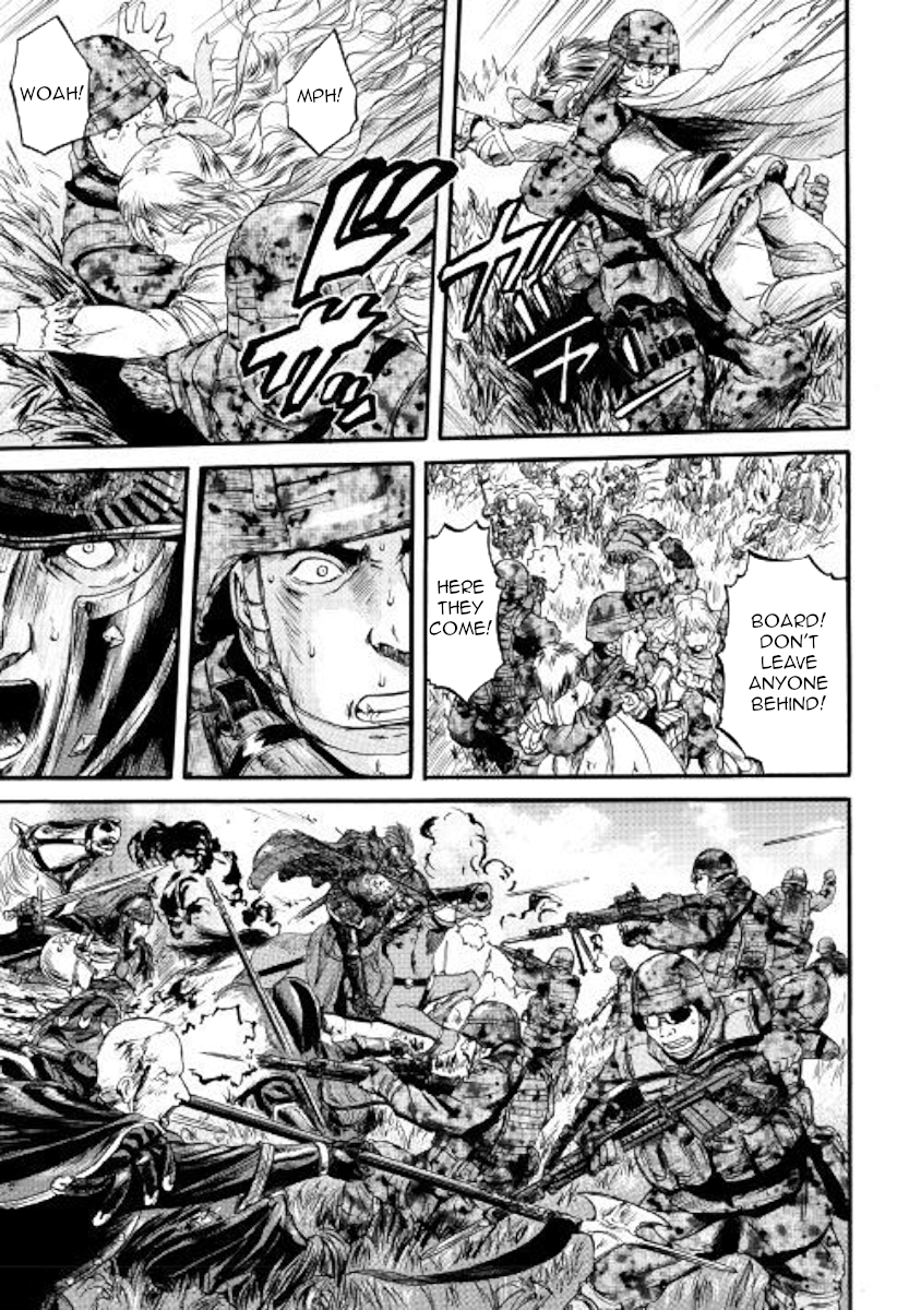 Gate - Jietai Kare no Chi nite, Kaku Tatakeri Chapter 80 page 7 - Chapter 80