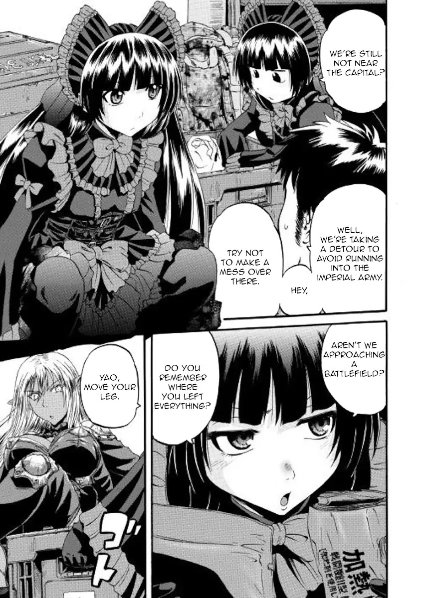 Gate - Jietai Kare no Chi nite, Kaku Tatakeri Chapter 82 page 4 - Chapter 82