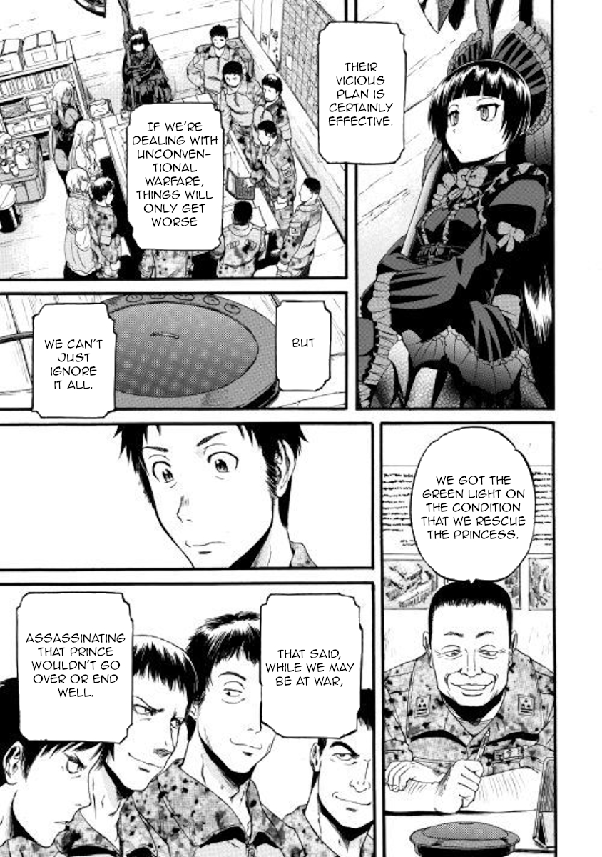 Gate - Jietai Kare no Chi nite, Kaku Tatakeri Chapter 83 page 9 - Chapter 83