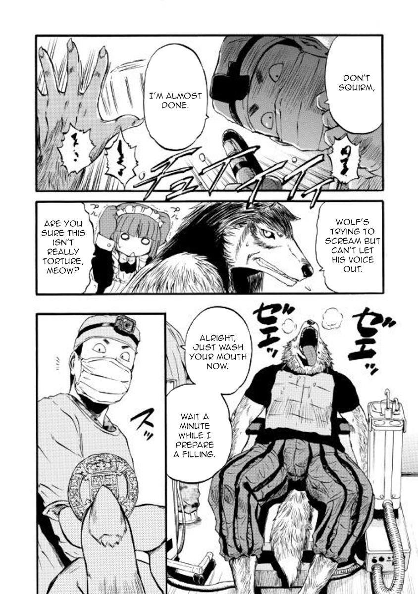 Gate - Jietai Kare no Chi nite, Kaku Tatakeri Chapter 89.5 page 8 - Chapter 89.5: The Wolf and the Silver Coin