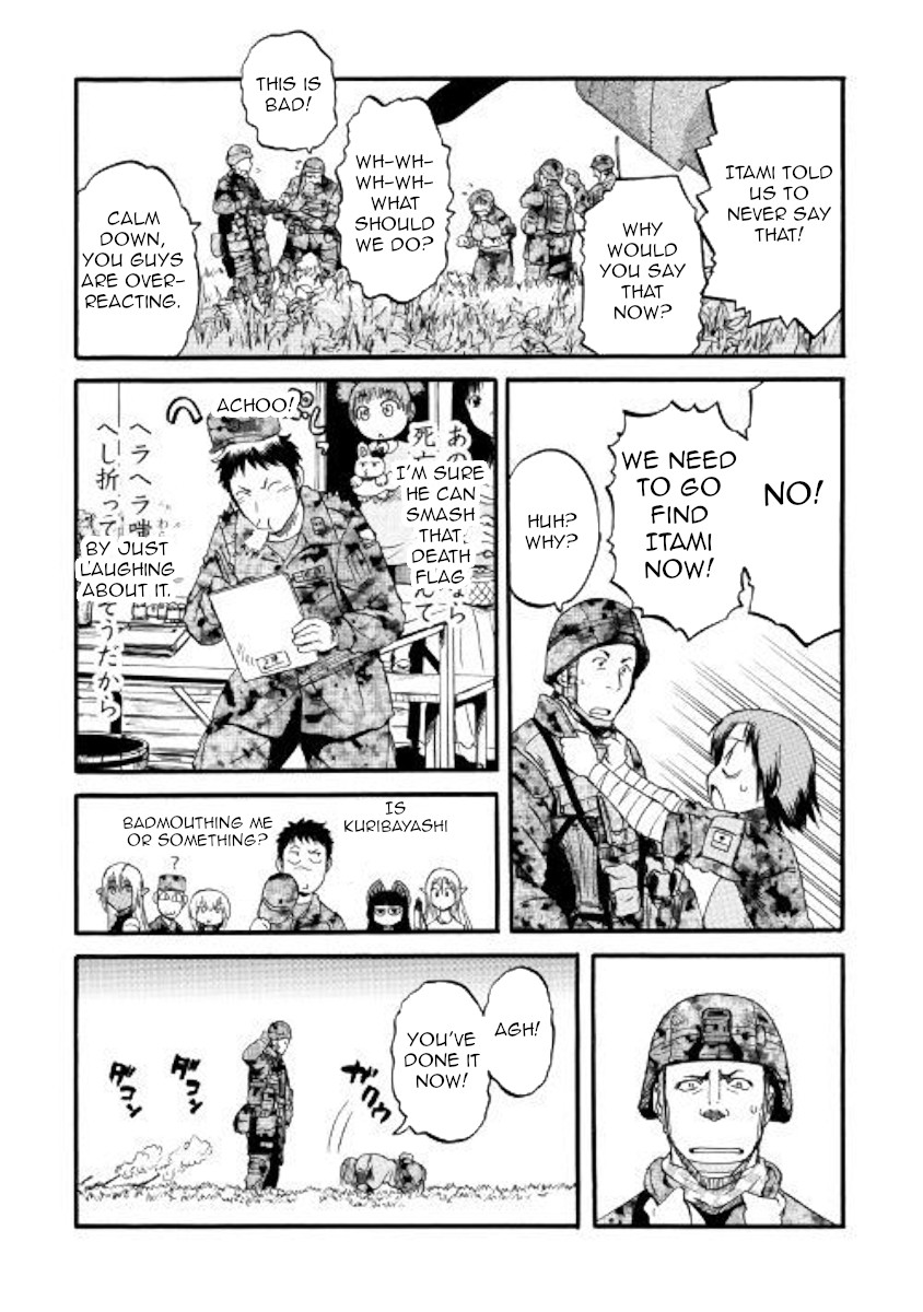 Gate - Jietai Kare no Chi nite, Kaku Tatakeri Chapter 89 page 34 - Chapter 89