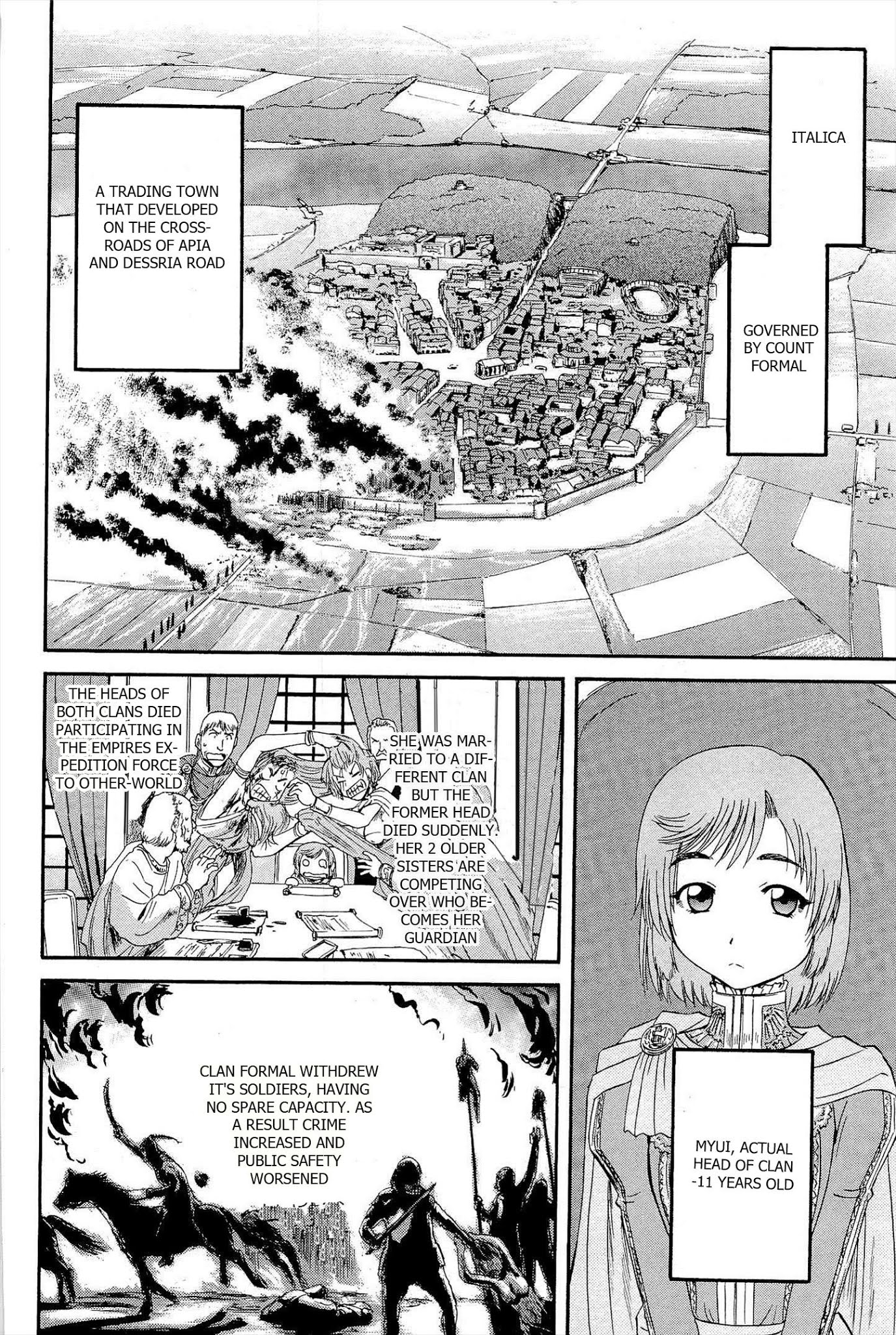 Gate - Jietai Kare no Chi nite, Kaku Tatakeri Chapter 9 page 10 - Chapter 9: The Italica Crisis