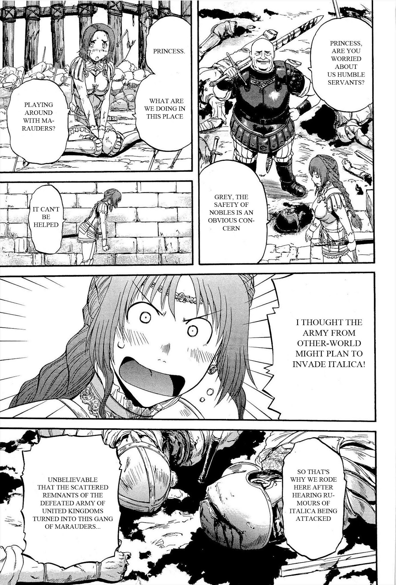 Gate - Jietai Kare no Chi nite, Kaku Tatakeri Chapter 9 page 13 - Chapter 9: The Italica Crisis
