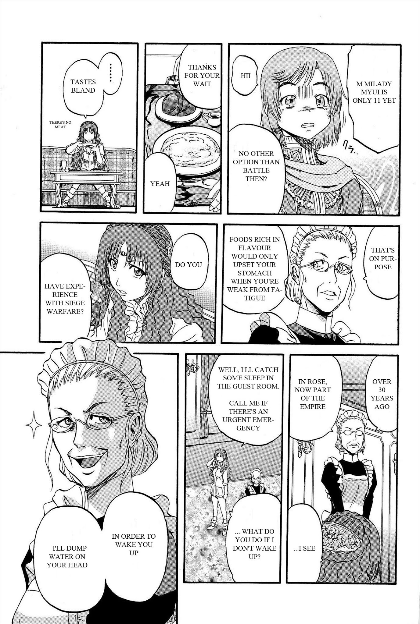 Gate - Jietai Kare no Chi nite, Kaku Tatakeri Chapter 9 page 17 - Chapter 9: The Italica Crisis