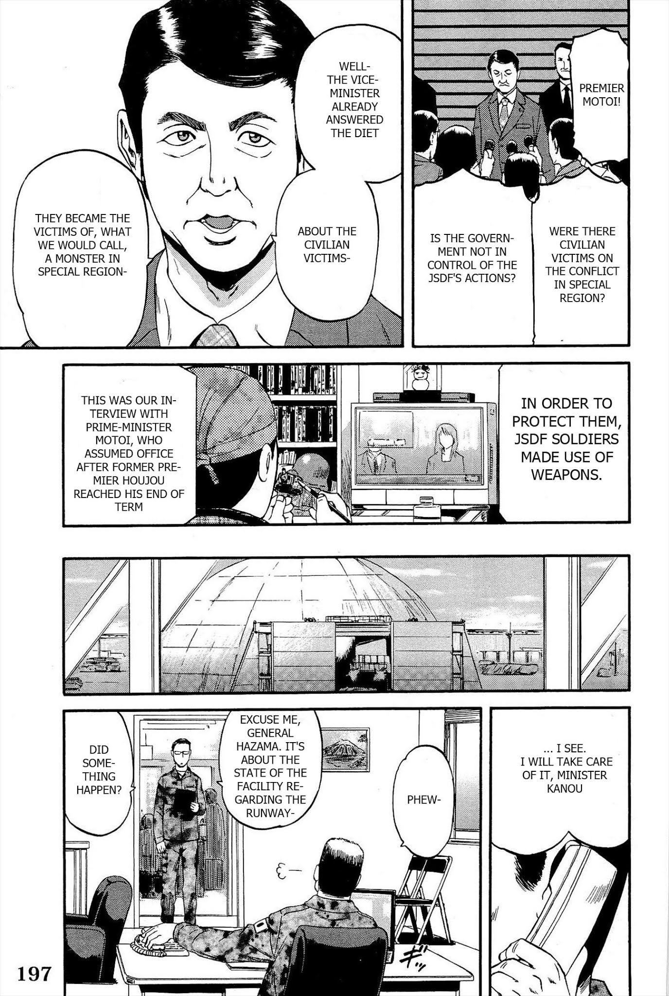 Gate - Jietai Kare no Chi nite, Kaku Tatakeri Chapter 9 page 5 - Chapter 9: The Italica Crisis