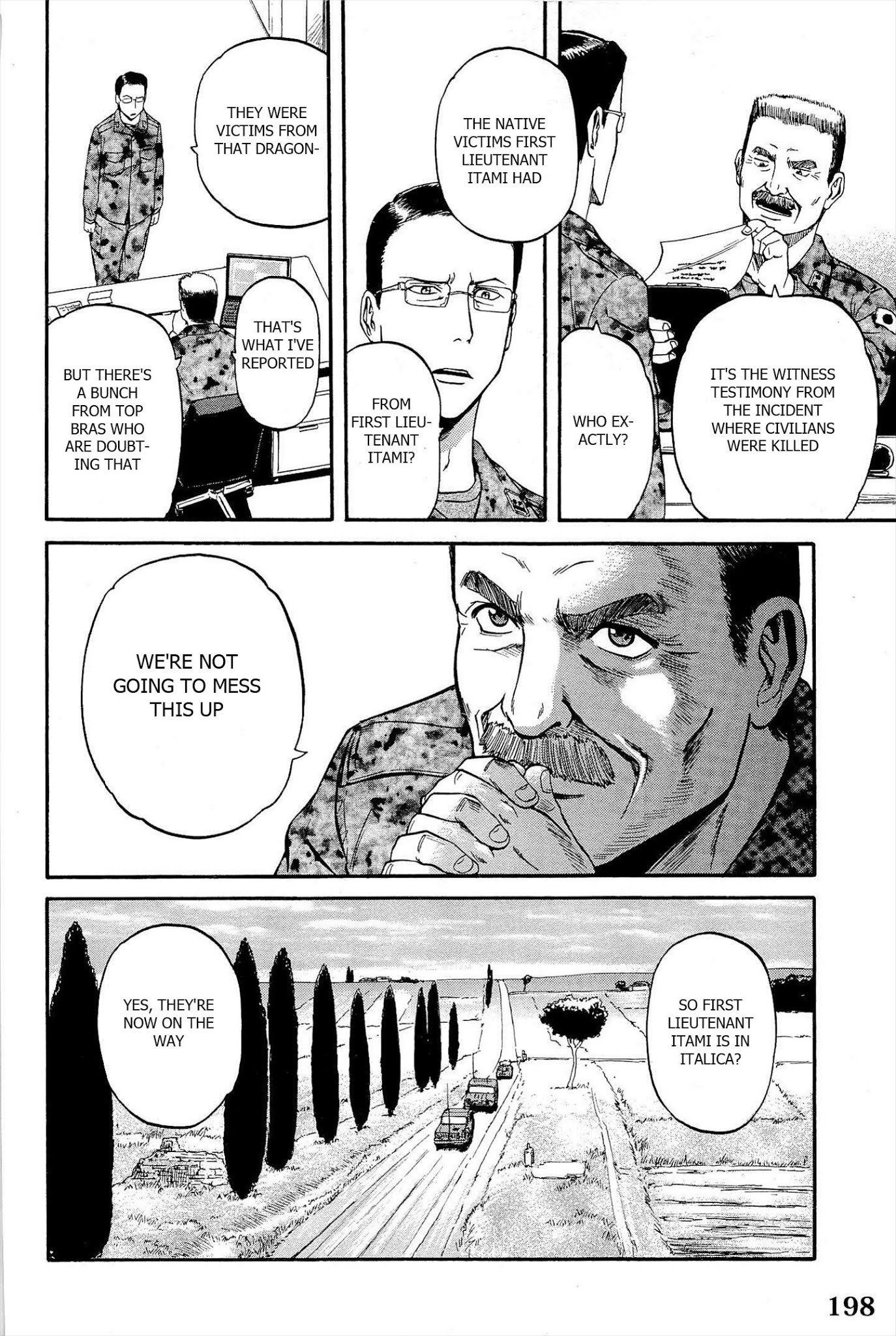 Gate - Jietai Kare no Chi nite, Kaku Tatakeri Chapter 9 page 6 - Chapter 9: The Italica Crisis