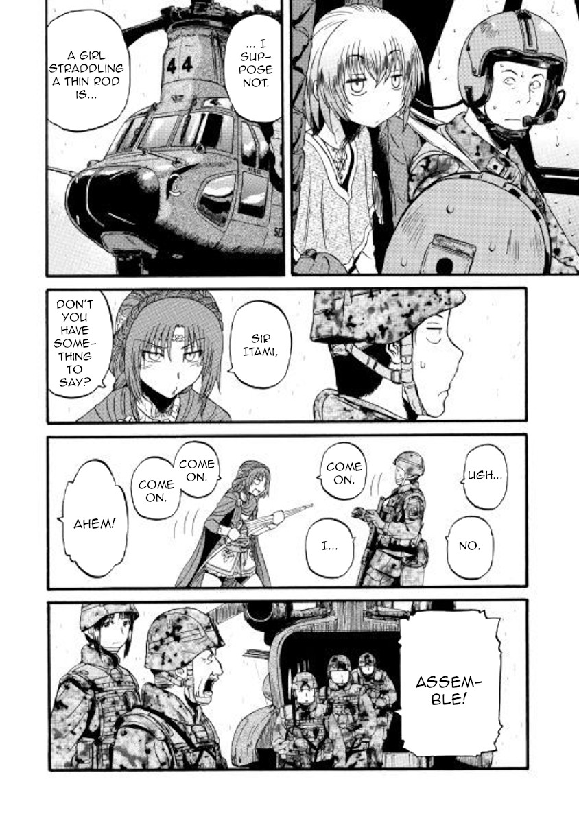 Gate - Jietai Kare no Chi nite, Kaku Tatakeri Chapter 92 page 17 - Chapter 92