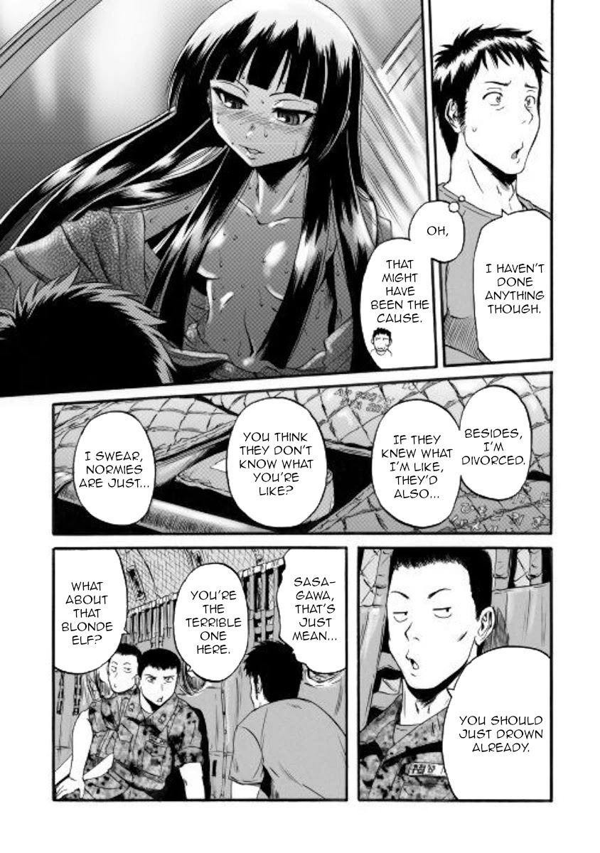 Gate - Jietai Kare no Chi nite, Kaku Tatakeri Chapter 96 page 11 - Chapter 96