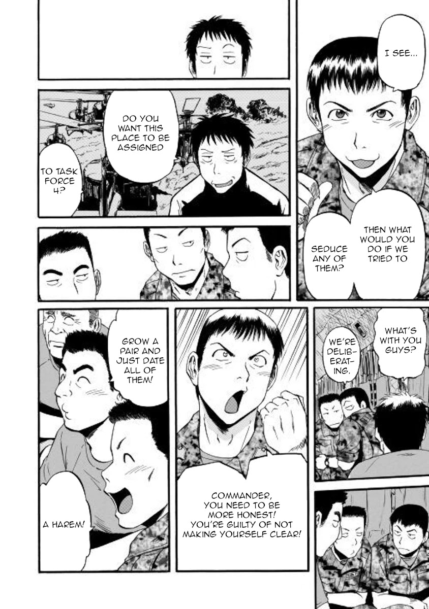 Gate - Jietai Kare no Chi nite, Kaku Tatakeri Chapter 96 page 14 - Chapter 96