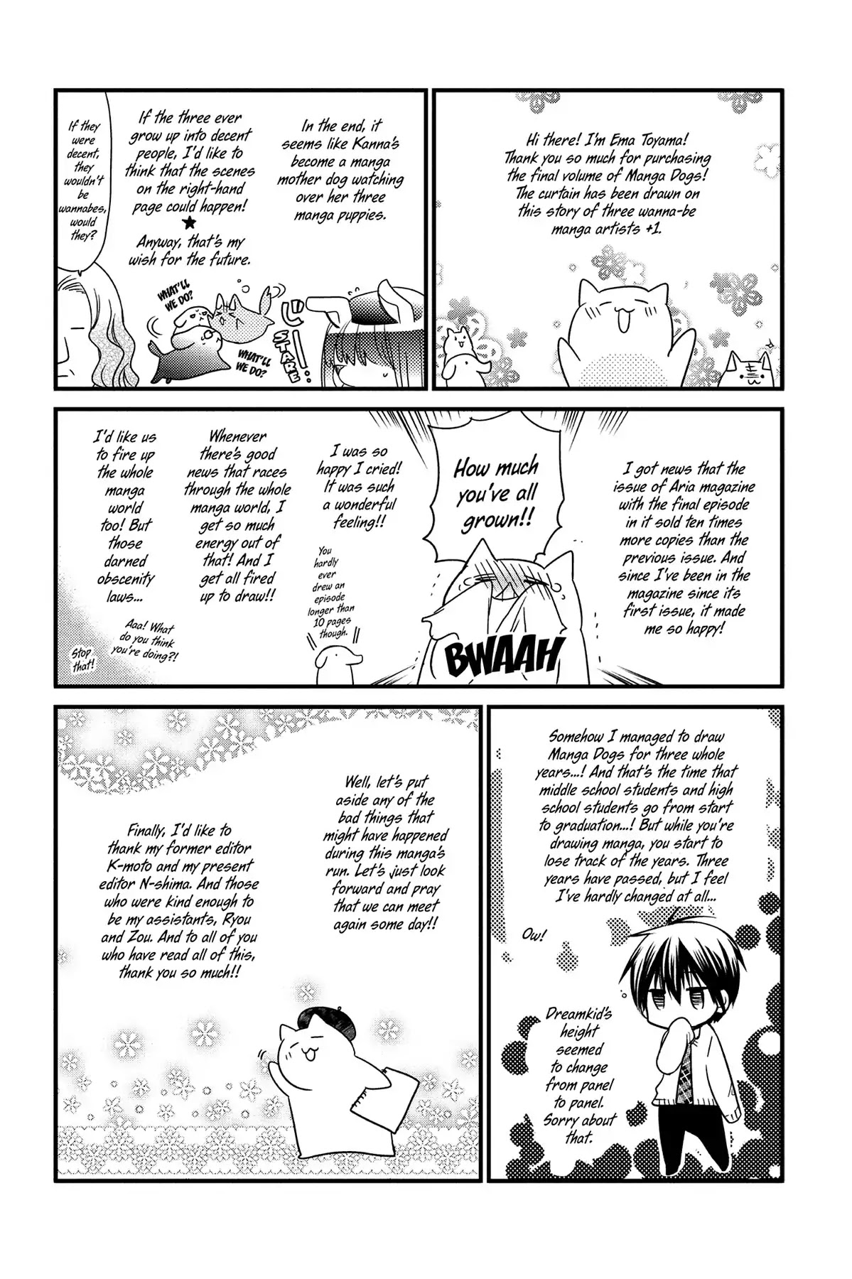 GDGD-DOGS Chapter 39.6 page 2 - Vol.3 Afterword