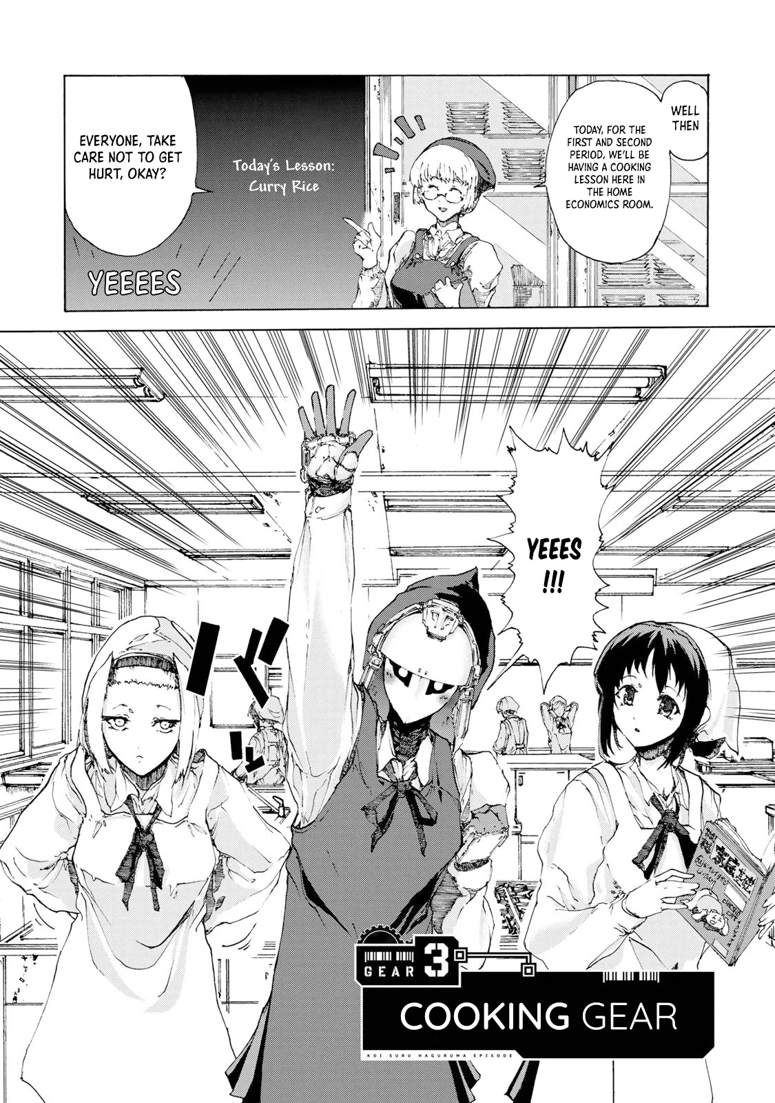 Gear in Love Chapter 3 page 2 - Chapter 3: Cooking Gear