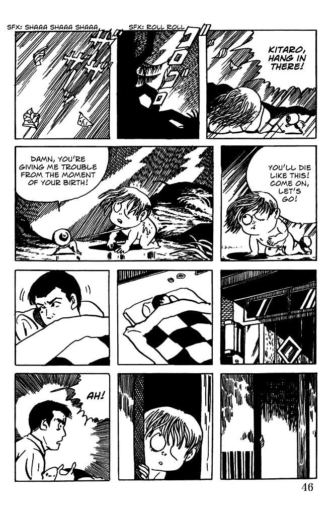 Gegege no Kitarou Chapter 1.1 page 44 - Vol.1 Chapter 1: The Birth of Kitaro