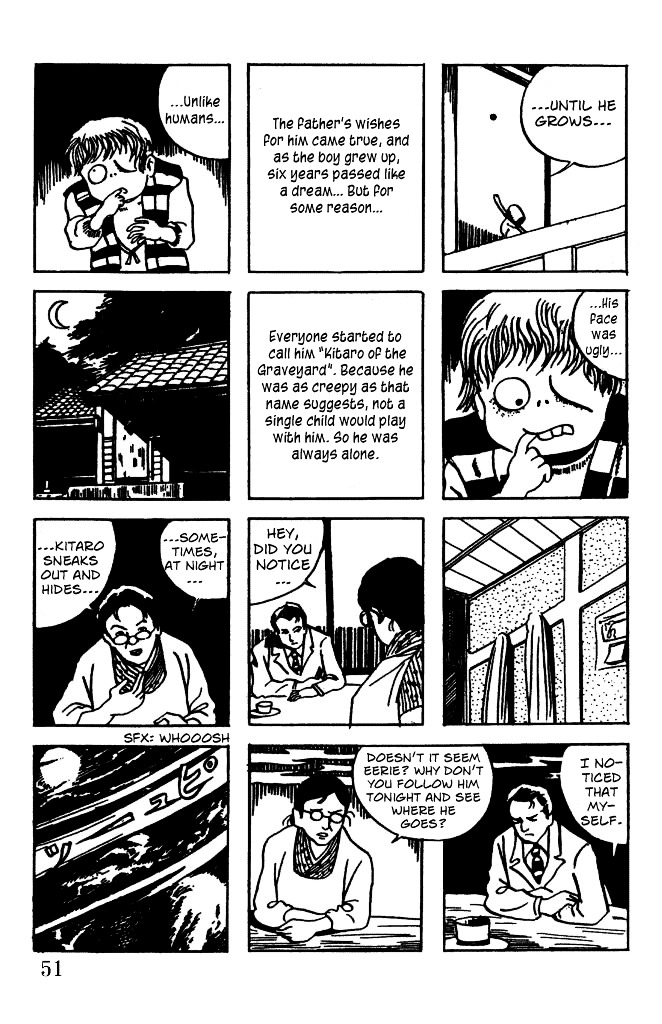 Gegege no Kitarou Chapter 1.1 page 49 - Vol.1 Chapter 1: The Birth of Kitaro