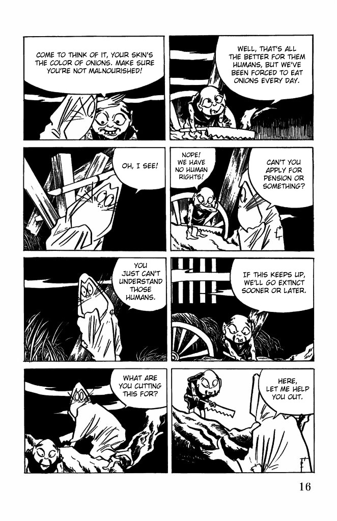 Gegege no Kitarou Chapter 3.15 page 16 - Vol.3 Chapter 15: Kitaro's Night Tales [14]