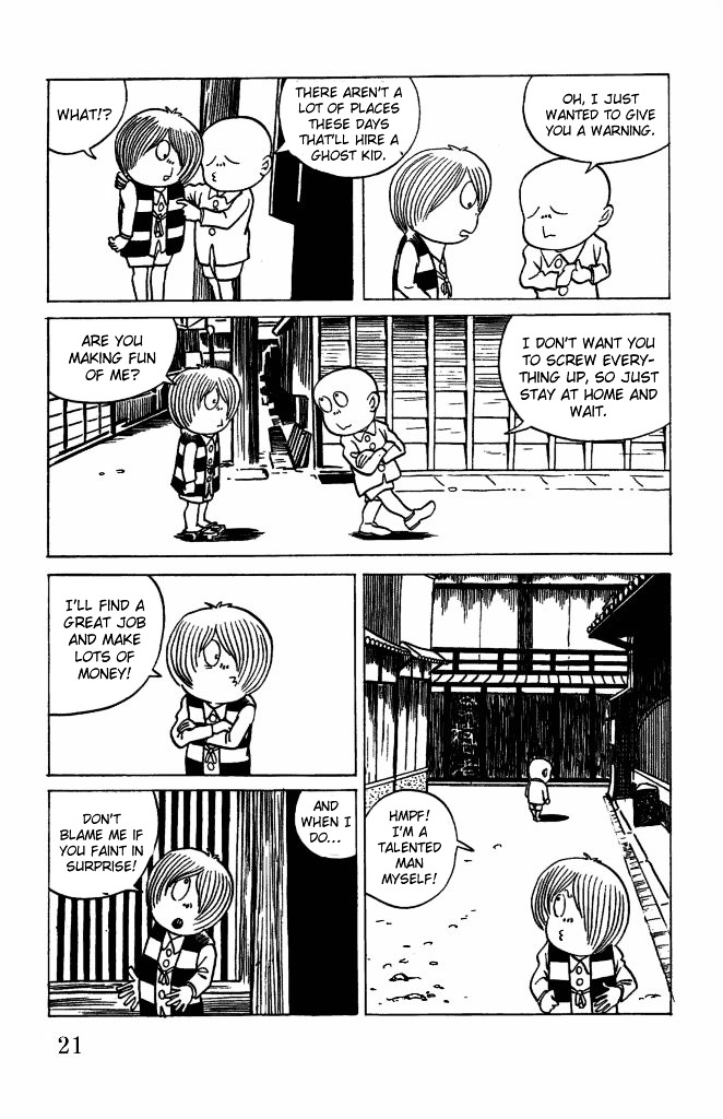Gegege no Kitarou Chapter 3.15 page 21 - Vol.3 Chapter 15: Kitaro's Night Tales [14]