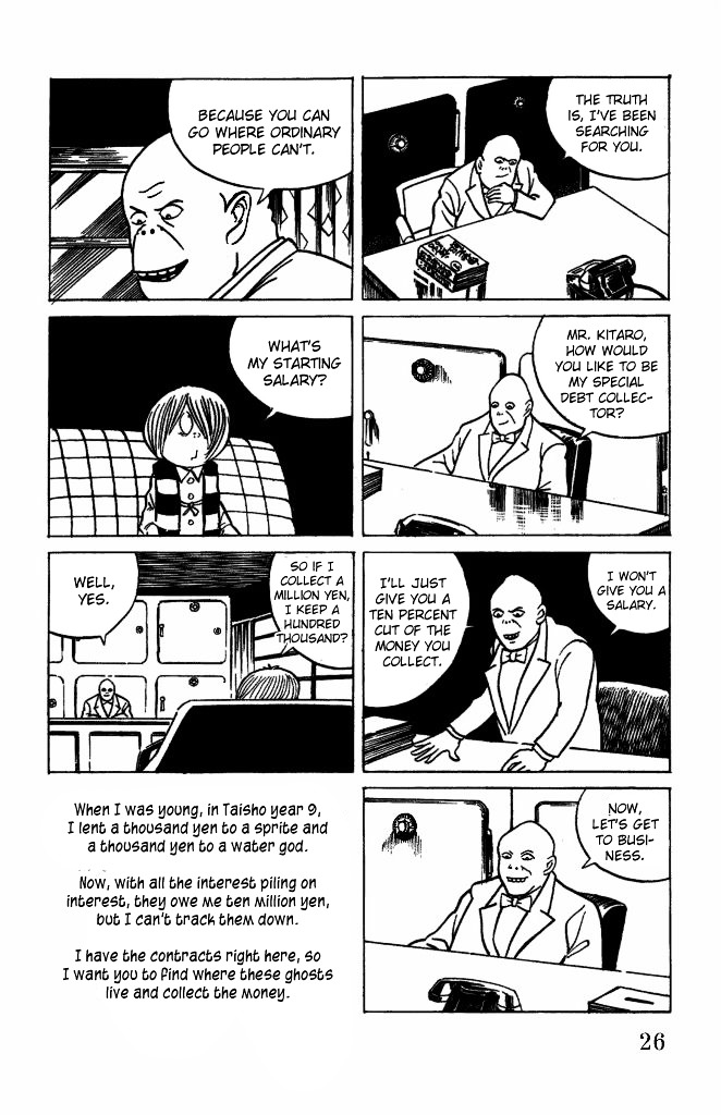 Gegege no Kitarou Chapter 3.15 page 26 - Vol.3 Chapter 15: Kitaro's Night Tales [14]