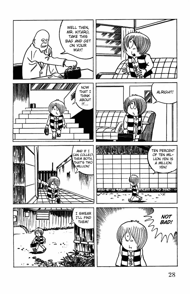 Gegege no Kitarou Chapter 3.15 page 28 - Vol.3 Chapter 15: Kitaro's Night Tales [14]