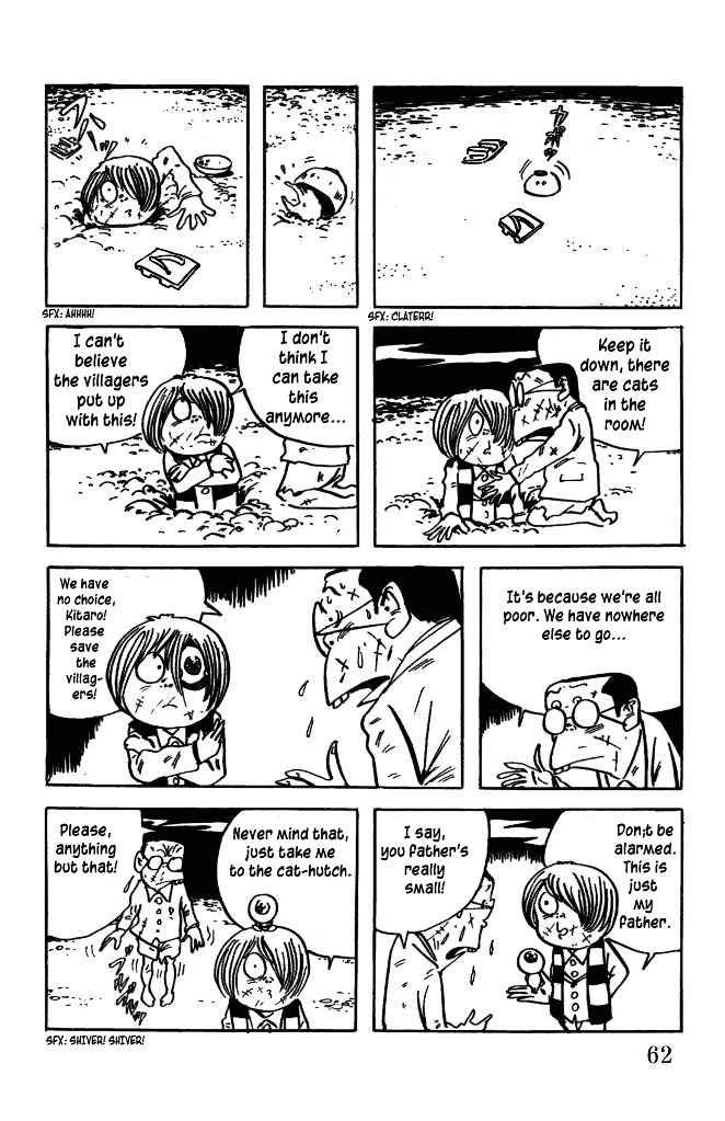 Gegege no Kitarou Chapter 4.4 page 10 - Vol.4 Chapter 4: The Cat Sage, Part 01