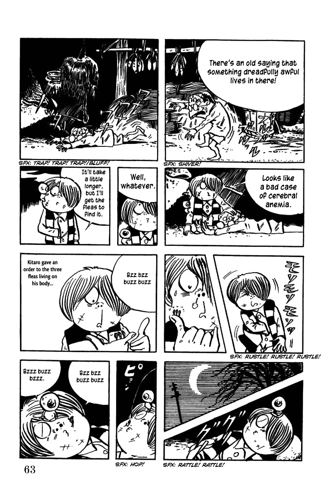 Gegege no Kitarou Chapter 4.4 page 11 - Vol.4 Chapter 4: The Cat Sage, Part 01