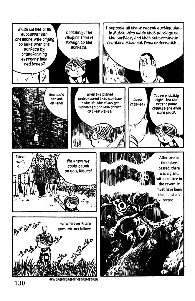 Gegege no Kitarou Chapter 4.8 page 24 - Vol.4 Chapter 8: The Vampire Tree