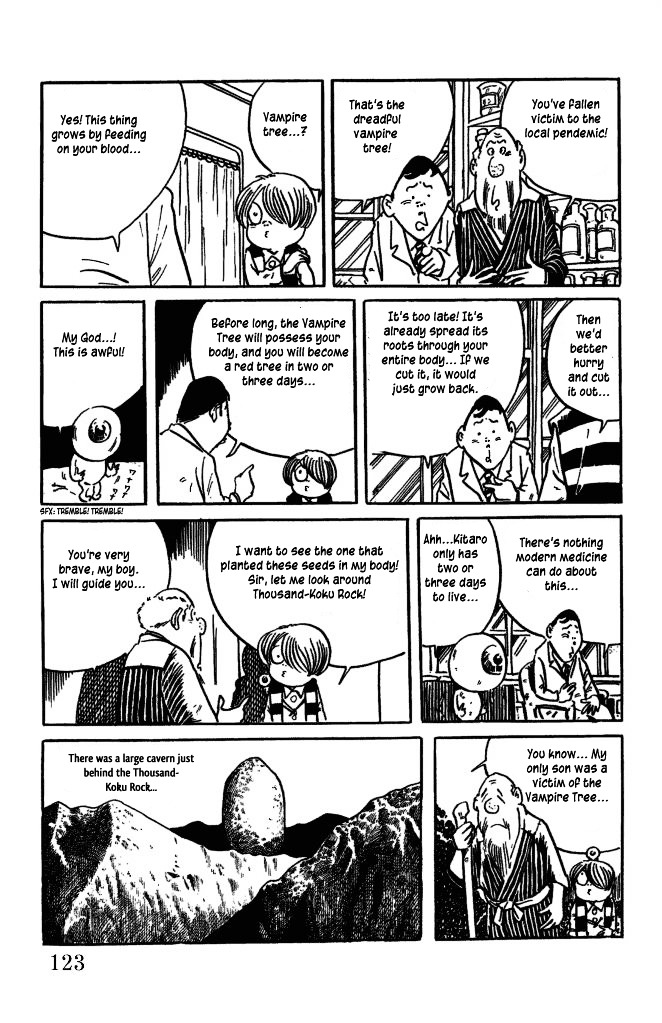 Gegege no Kitarou Chapter 4.8 page 8 - Vol.4 Chapter 8: The Vampire Tree