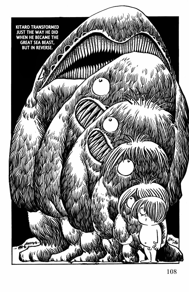 Gegege no Kitarou Chapter 5.20 page 10 - Vol.5 Chapter 20: The Great Sea Beast (Part 07)