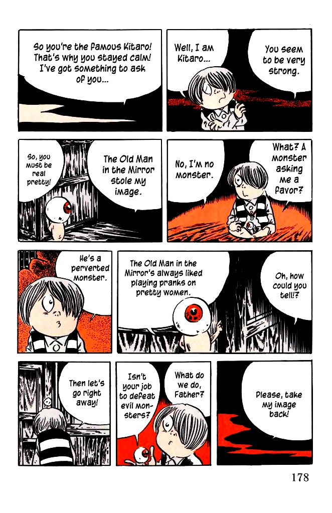 Gegege no Kitarou Chapter 5.24 page 6 - Vol.5 Chapter 24: Old Man in the Mirror