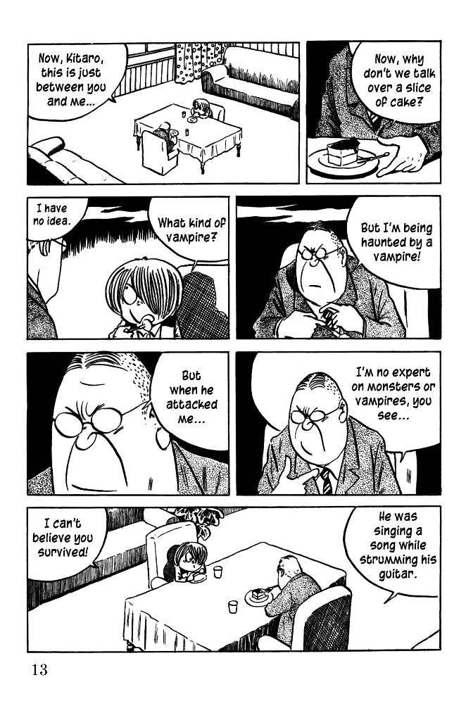 Gegege no Kitarou Chapter 6.25 page 13 - Vol.6 Chapter 25: The Vampire Elite (Part 01)