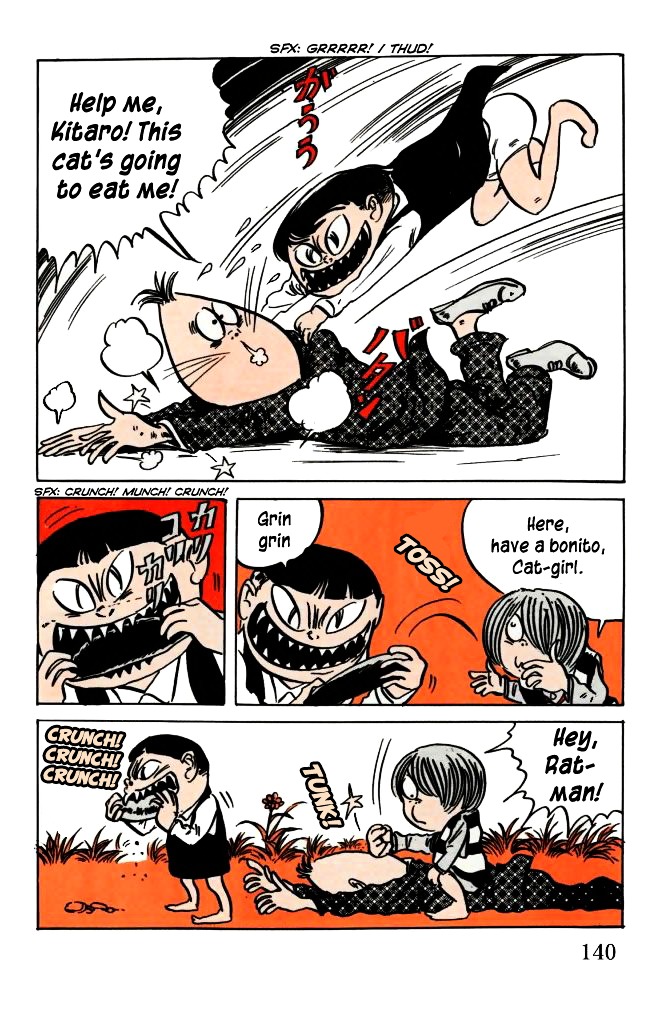 Gegege no Kitarou Chapter 6.33 page 15 - Vol.6 Chapter 33: Rat-Man and Cat-Girl