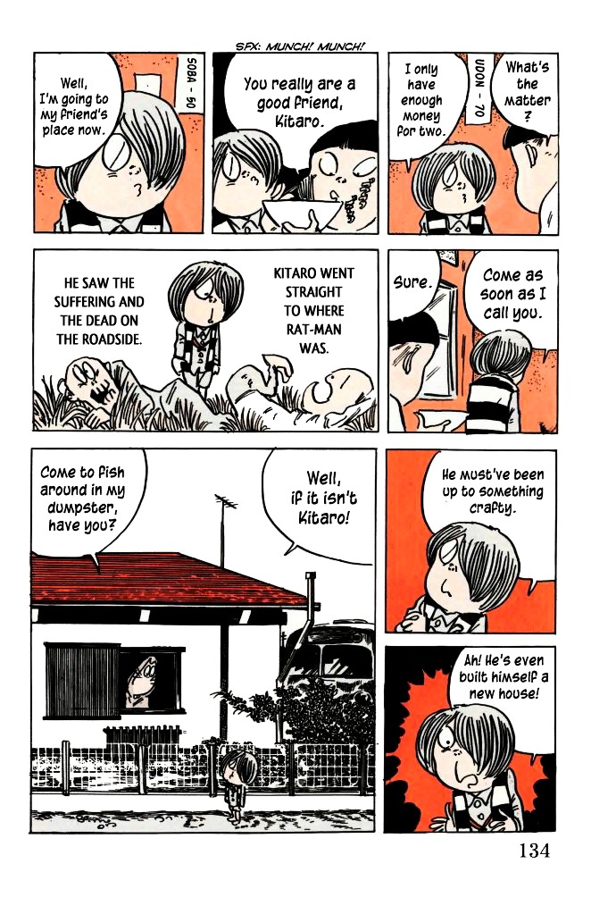 Gegege no Kitarou Chapter 6.33 page 9 - Vol.6 Chapter 33: Rat-Man and Cat-Girl